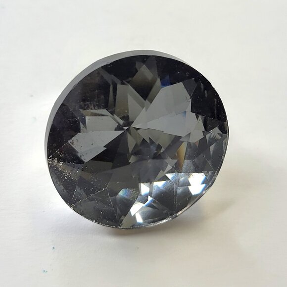 Huge Crystal Fashion Stretch Ring, Large Statement Crystal Ring,Cocktail Ring - Picture 4 of 9